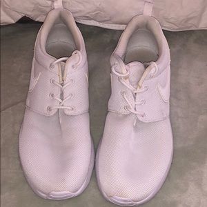 All White Nike Tennis shoes